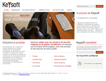 Tablet Screenshot of keysoft.com.tn